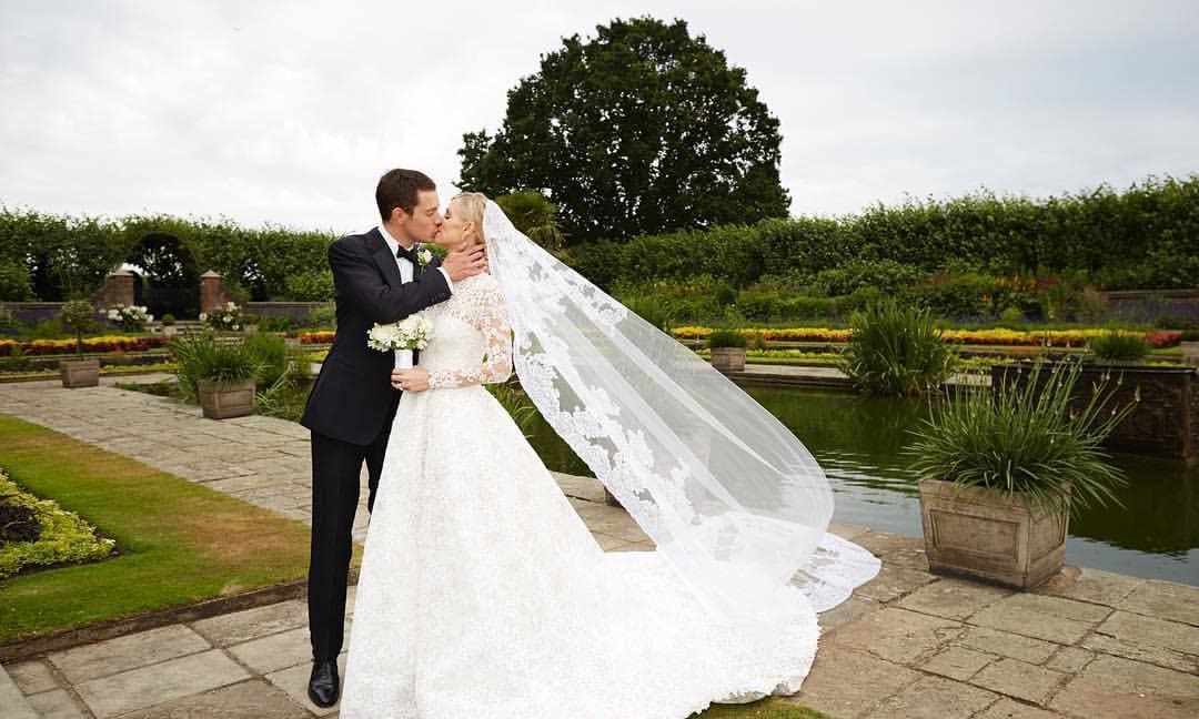 Nicky Hilton married James Rothschild wearing a Valentino wedding dress