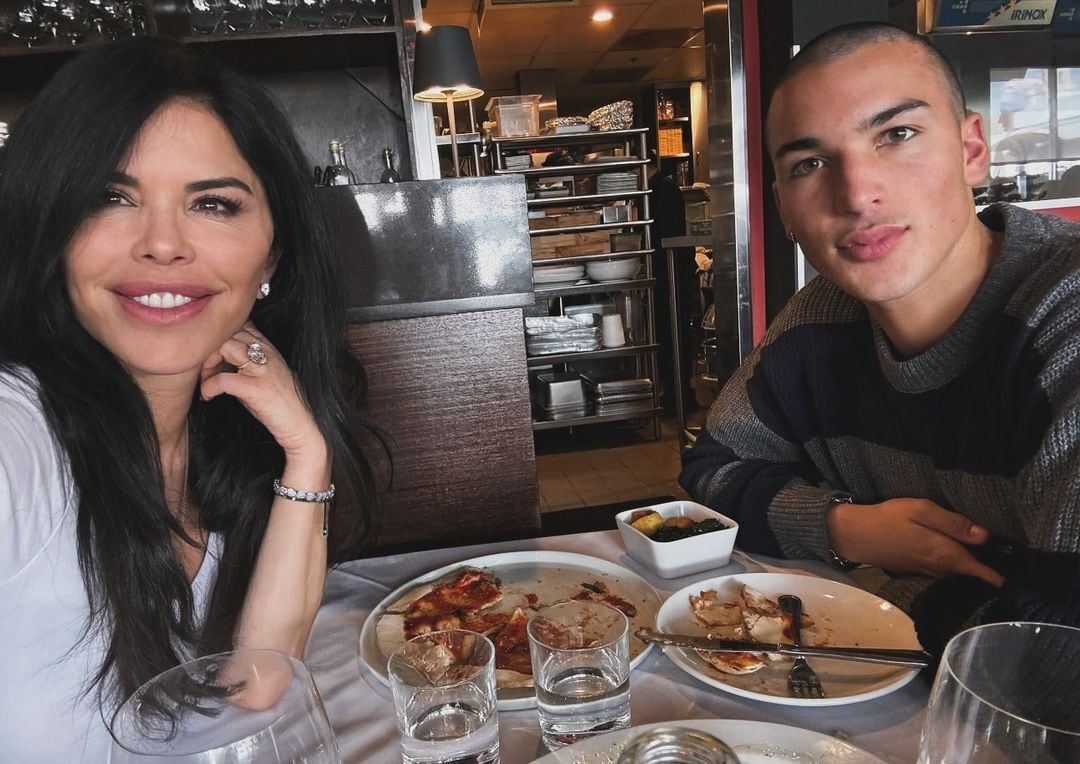 Lauren Sanchez and her son Nikko Gonzalez