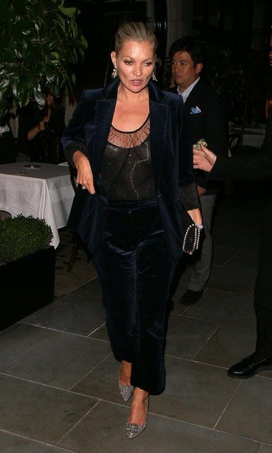 Party guests at Dave Gardner's birthday party included legendary supermodel Kate Moss.
Photo: Getty Images