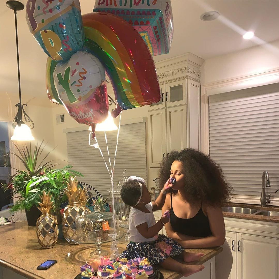 Cardi B and her daughter Kulture
