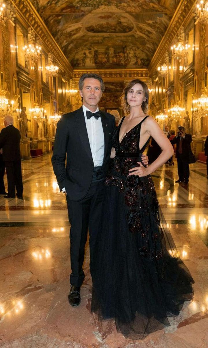 Vittoria de Savoy’s parents: Prince Emmanuele Filiberto of Savoy and Clotilde Courau