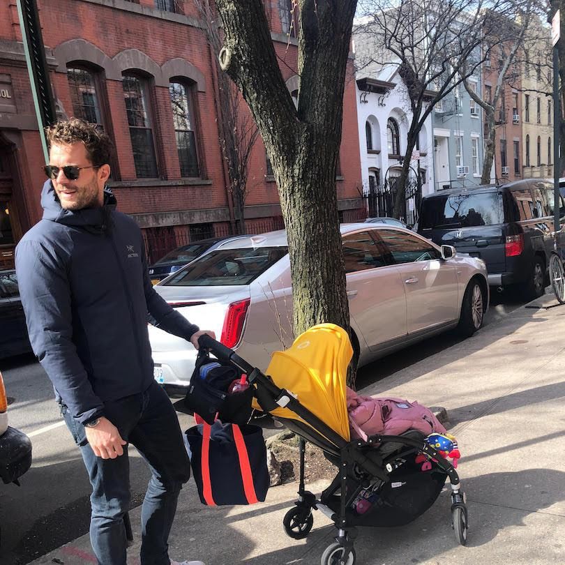 Jamie Dornan out in Brooklyn