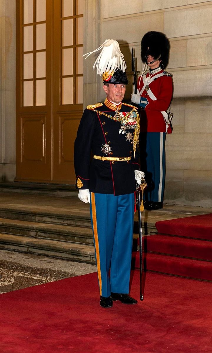 Prince Joachim stepped out for the event on Jan. 1 following the changes to his children's titles