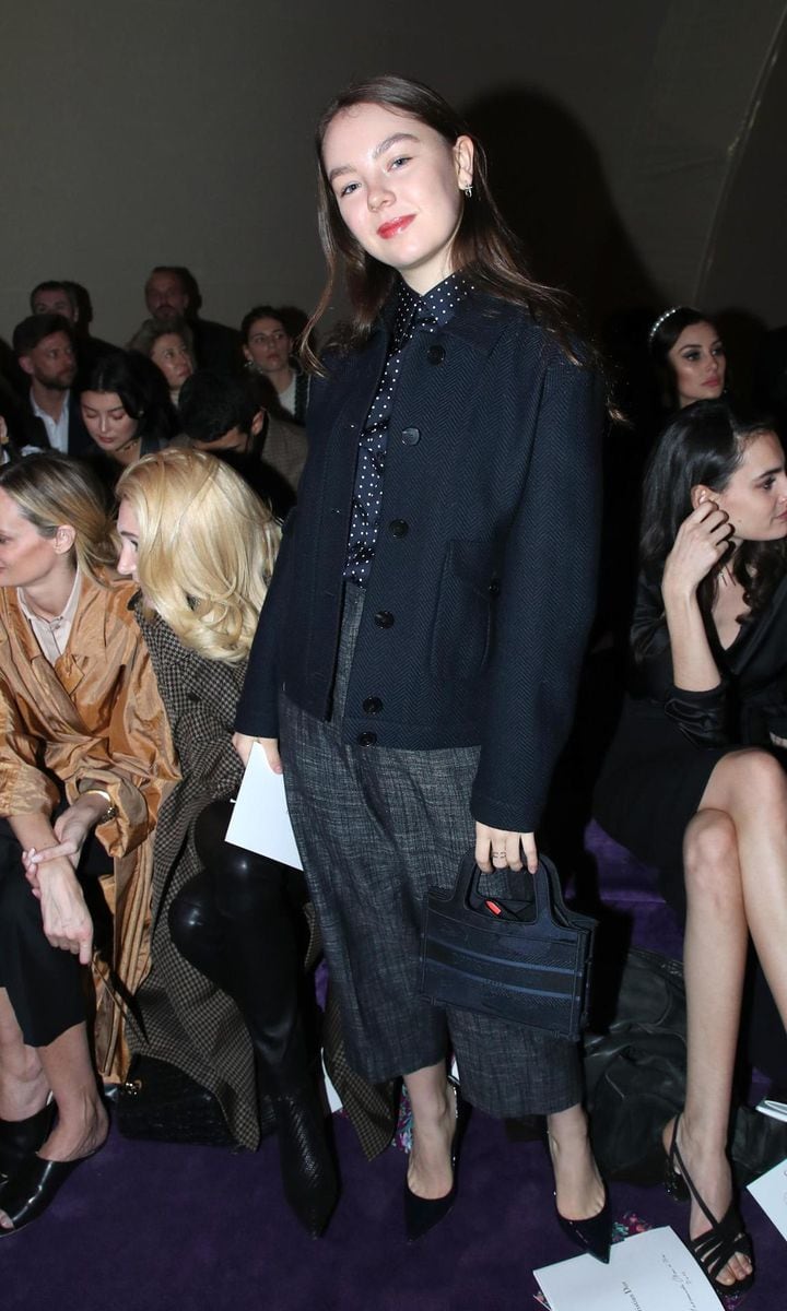 Princess Alexandra sat front row at the Dior Haute Couture show on Jan. 20