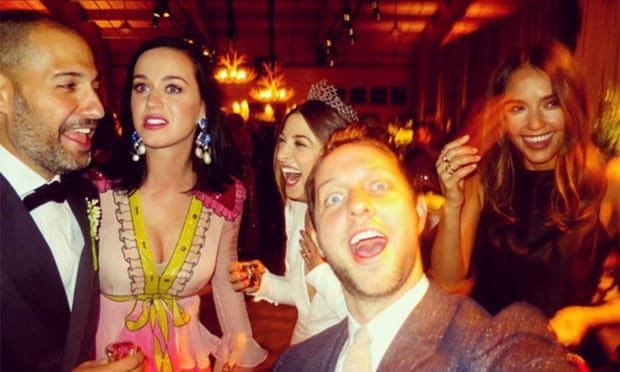 Katy was seen dancing the night away with friends at the nuptials.
<br>
Photo: Instagram/@derekblasberg