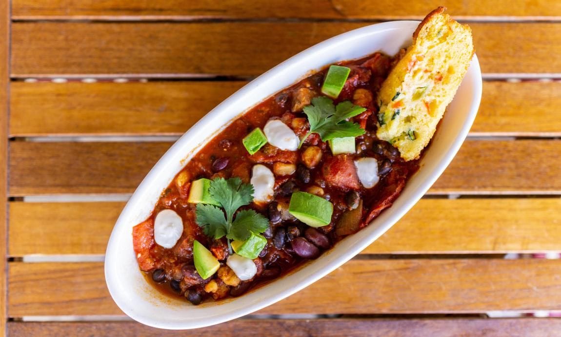 Vegetarian Chili Bowl from American Social