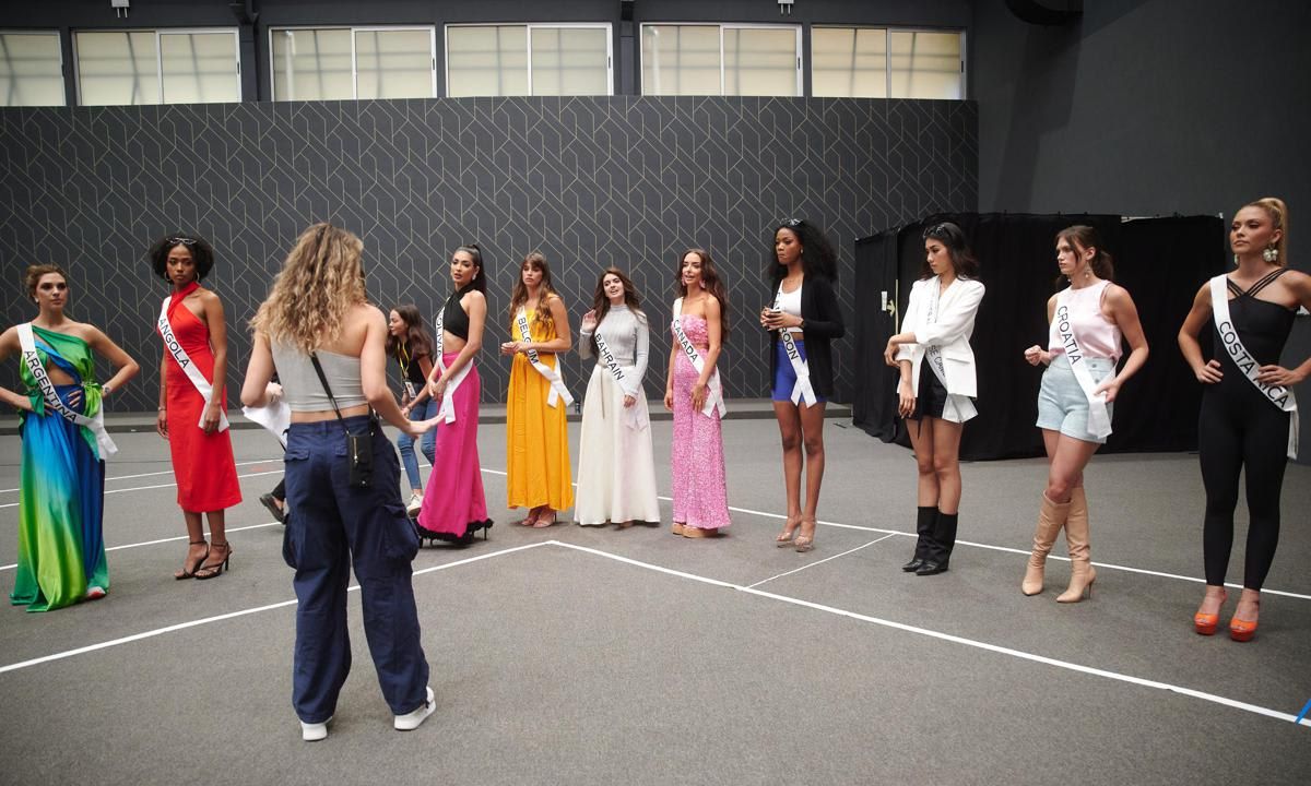 Miss Universe BTS rehearsals