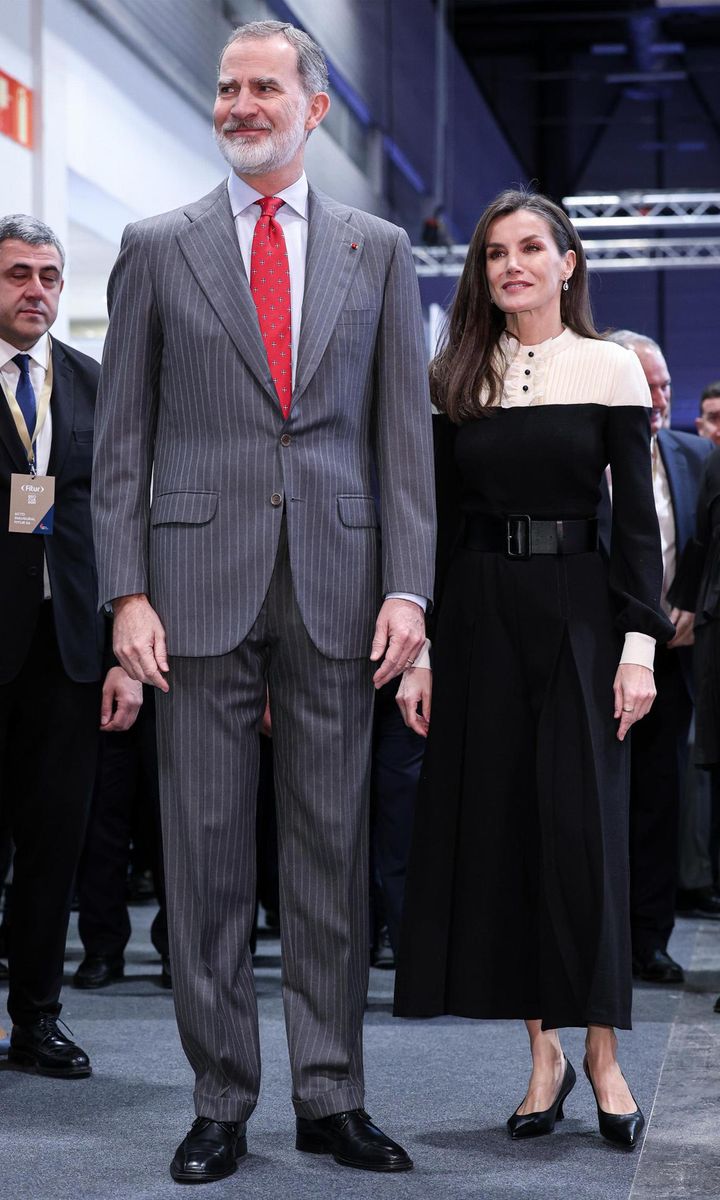 The King and Queen of Spain attended the 2024 Fitur fair in Madrid