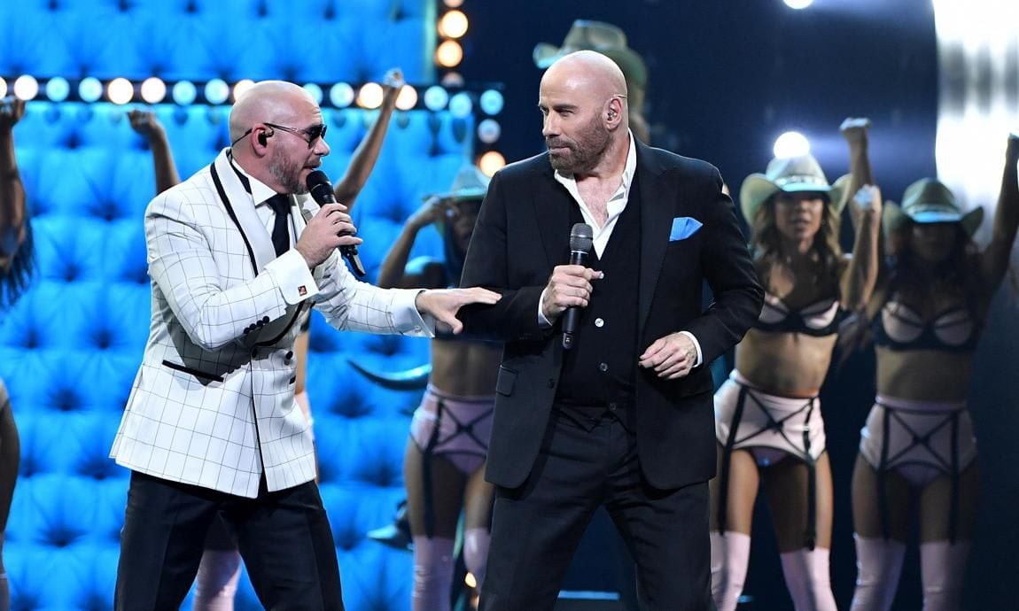 Premio Lo Nuestro 2020 Pittbull John Travolta perform