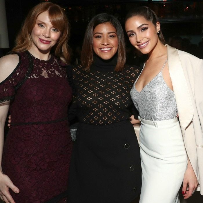 January 4: Bryce Dallas Howard, Gina Rodriguez and Olivia Culpo were a few party girls during the Moet And Chandon 2nd annual Moet Moment film festival and kick off of Golden Globes Week at Doheny Room in West Hollywood.
Photo: Todd Williamson/Getty Images