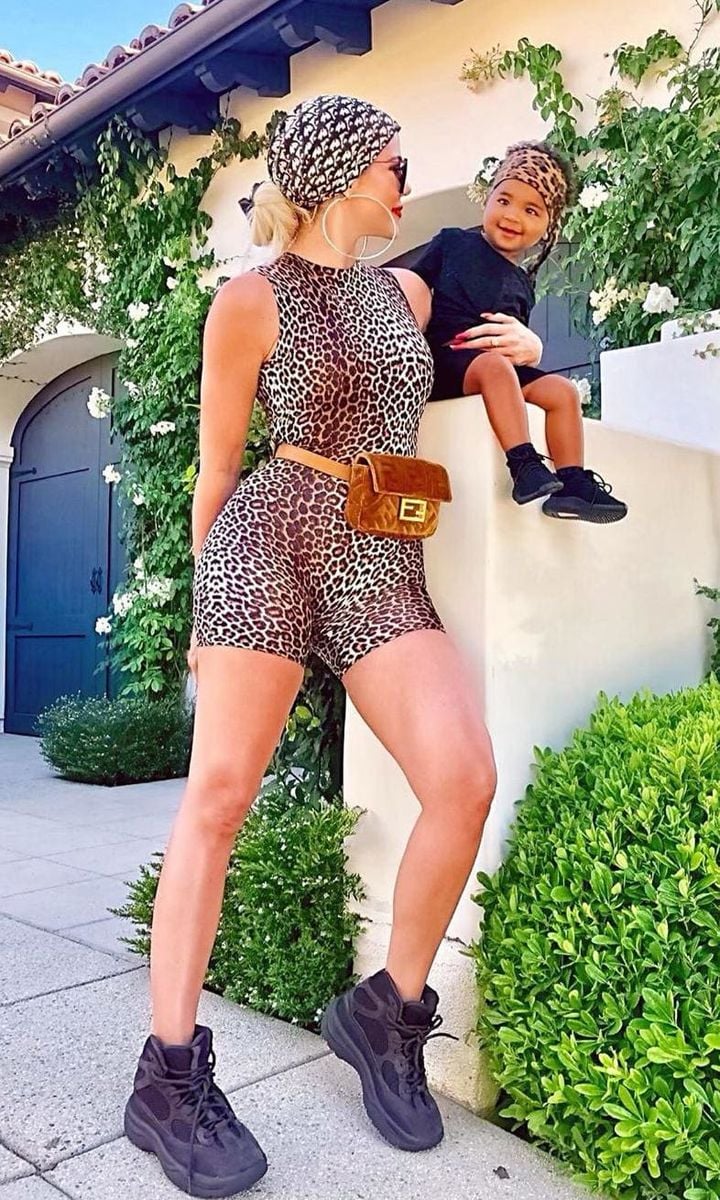 Khloe Kardashian and daughter True Thompson