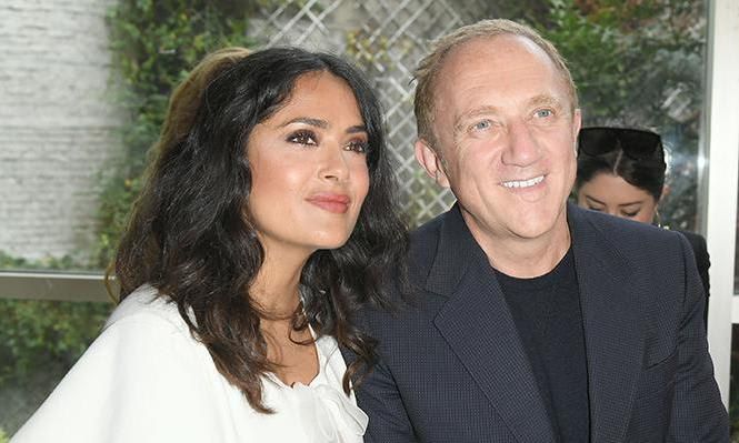 Salma Hayek and her husband