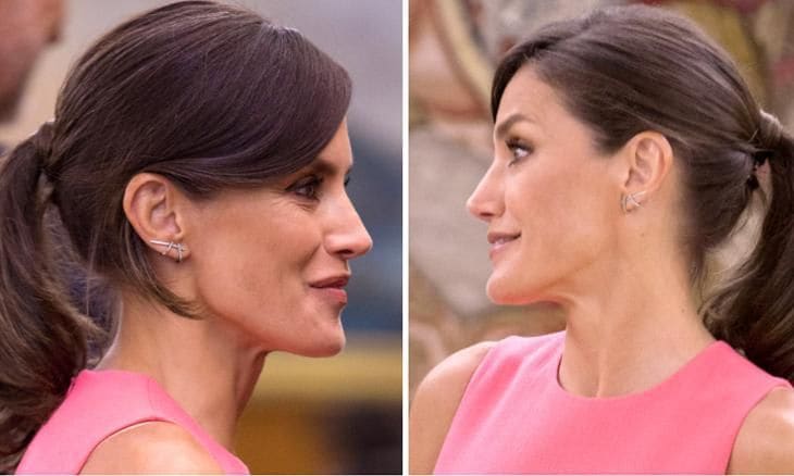 Queen Letizia chic summer ponytail