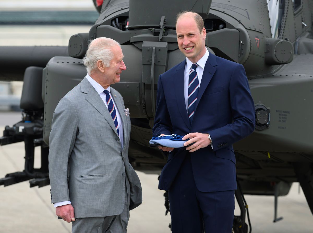 King Charles handed the role of Colonel-in-Chief of the Army Air Corps to Prince William in 2024