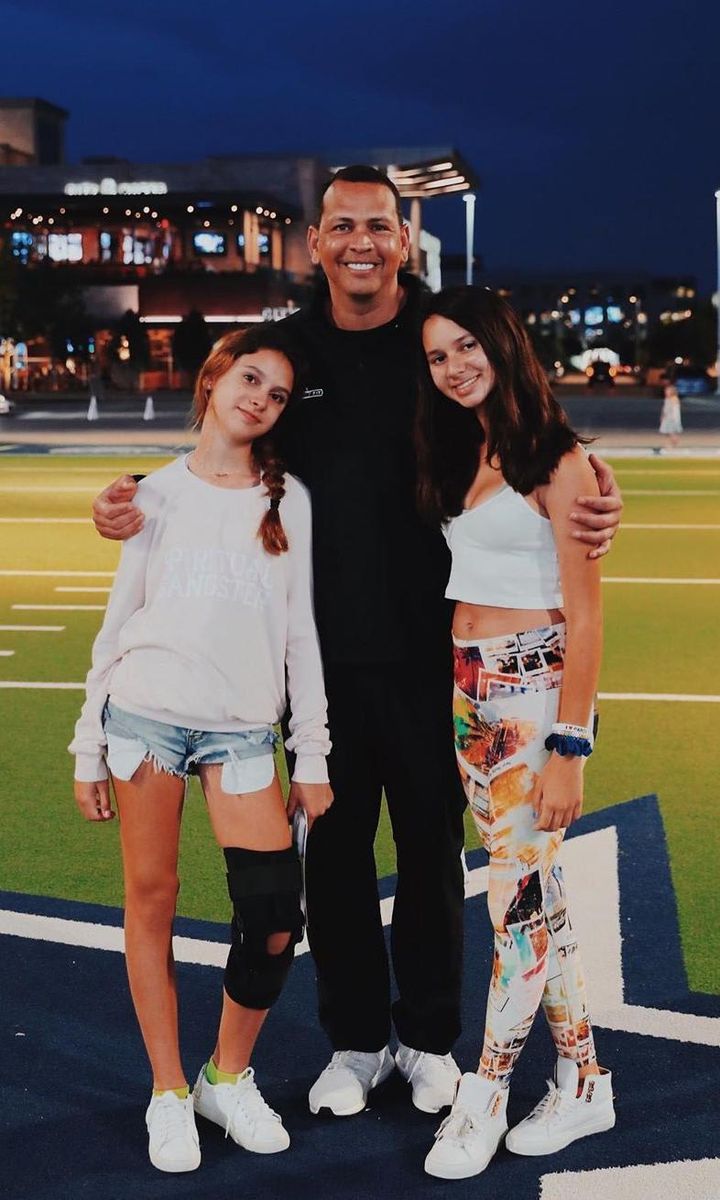 A-Rod y sus hijas