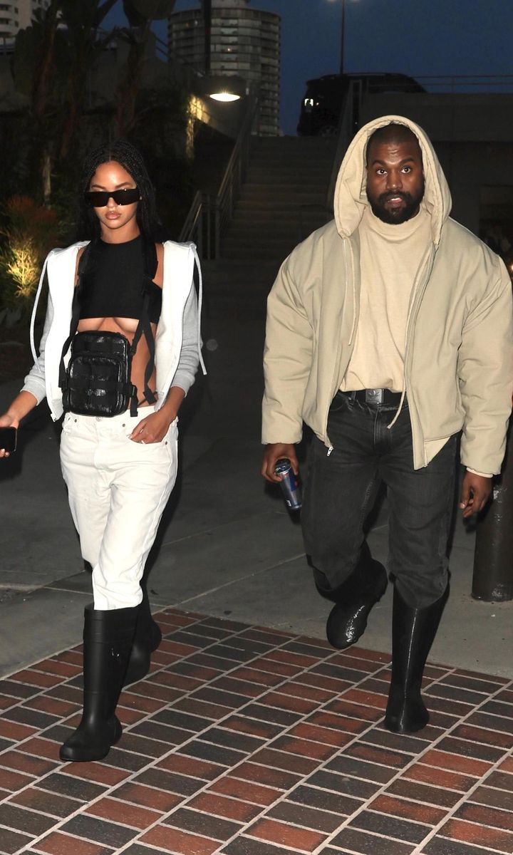 Kanye West and Juliana Nalu