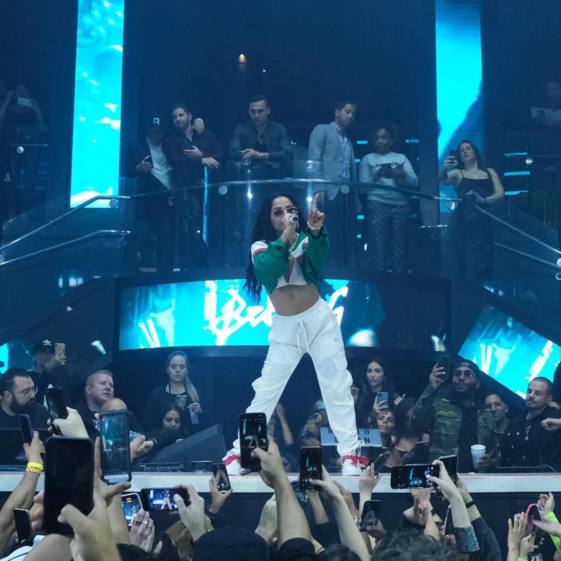 Becky G performs at LIV in Miami