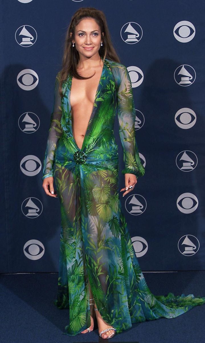 Jennifer Lopez compares her famous Versace dress to Marilyn Monroe s