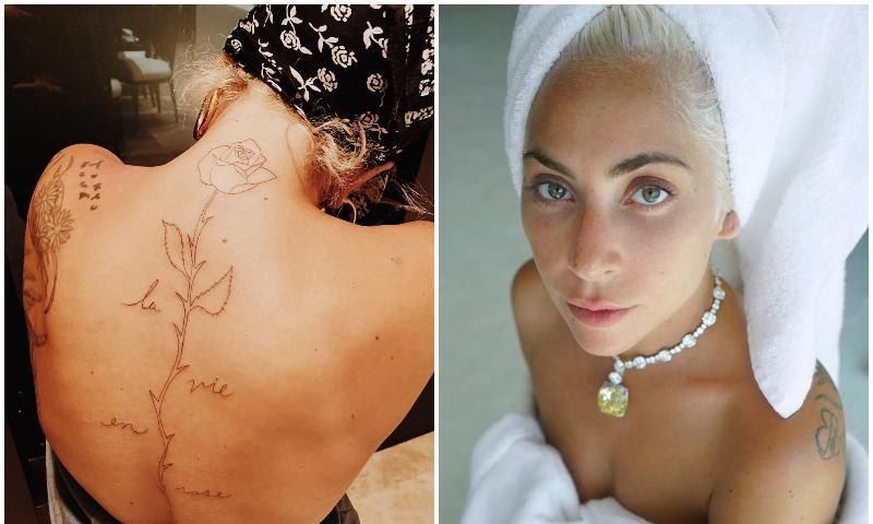 Lady Gaga marco su piel con la emblematica cancion de Edith Piaf