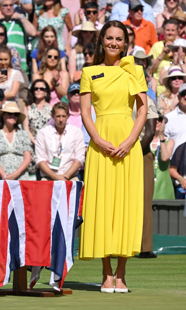 The Duchess Of Cambridge Attends The Wimbledon Women's Singles Final