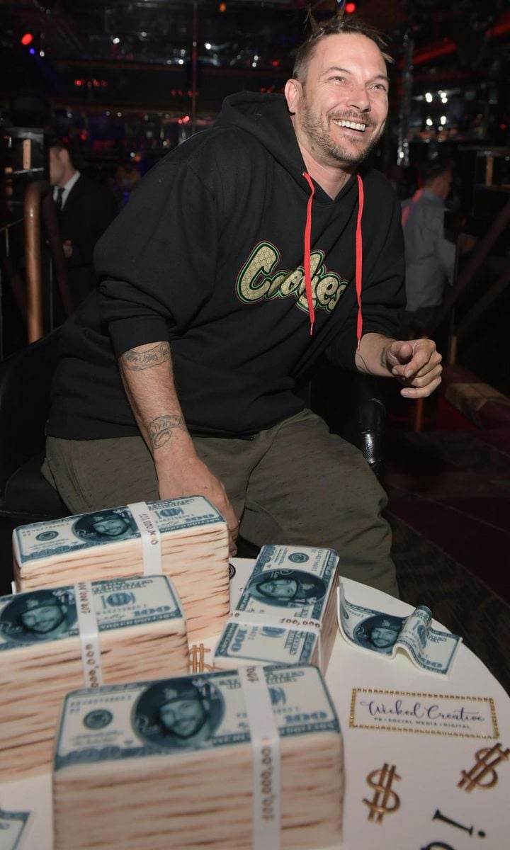 Kevin Federline Celebrates 40th Birthday At Crazy Horse III Gentlemens Club In Las Vegas