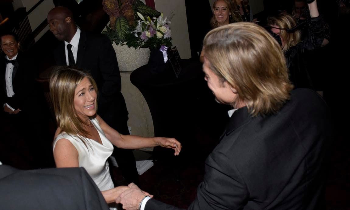 jennifer aniston y brad pitt SAG Awards 2020