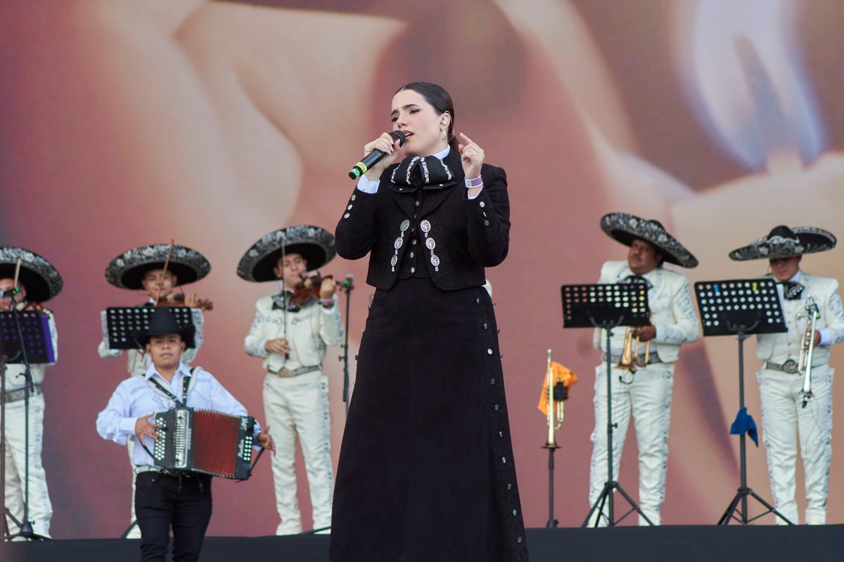 Camila Fernandez performs during the day 2 of the ARRE Fest 2023 at Foro Sol on September 10, 2023 in Mexico City.