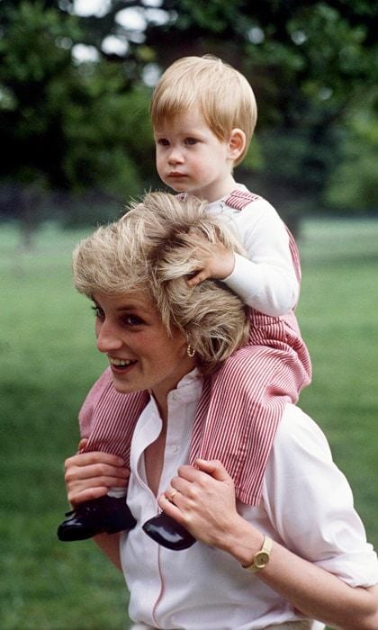 Princess Diana and Prince Harry