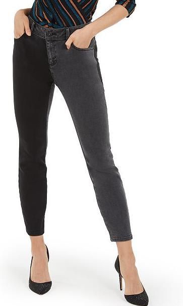 Two-Tone Skinny Jeans by I.N.C