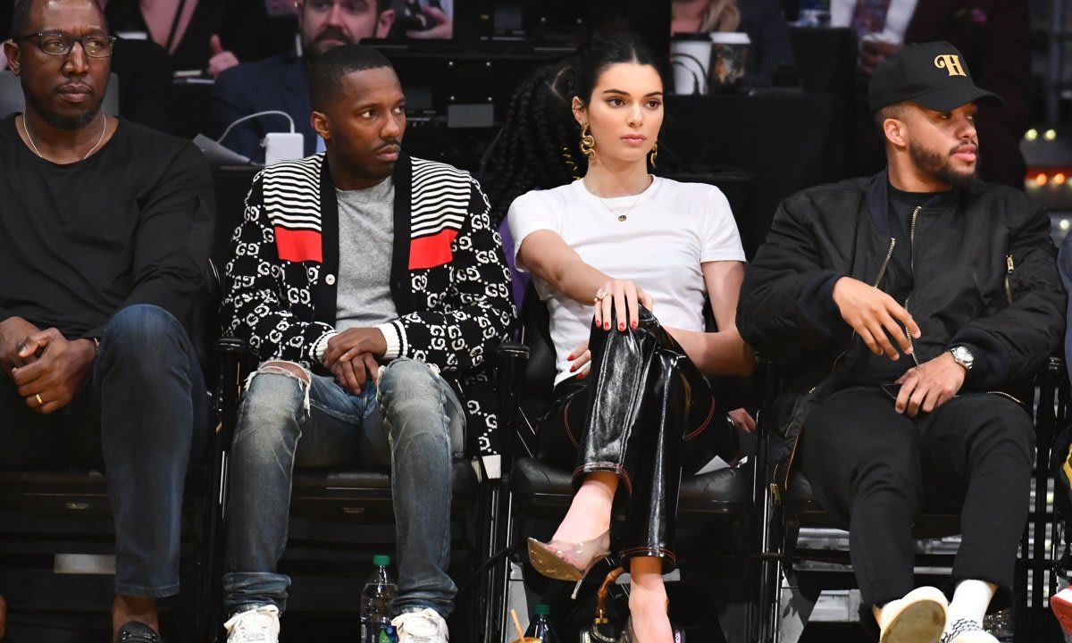 Celebrities At The Los Angeles Lakers Game