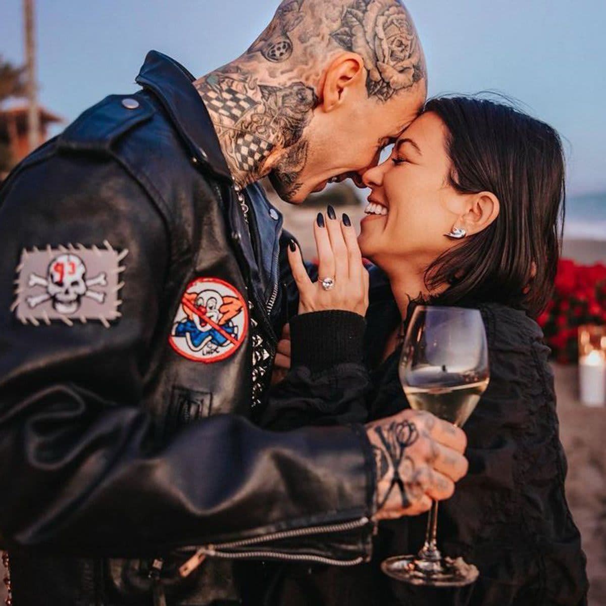 Kourtney Kardashian and Travis Barker