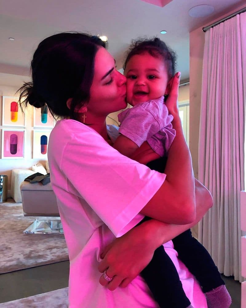 Kendall Jenner and Stormi