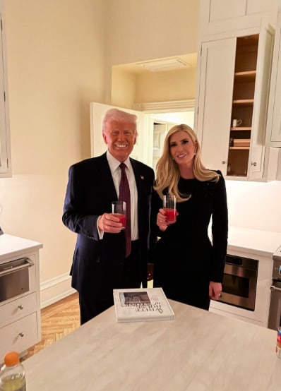 Ivanka Trump and her father spent some time together in DC