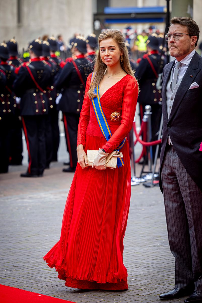 Princess Alexia of the Netherlands looked radiant in red on Sept. 17, 2024