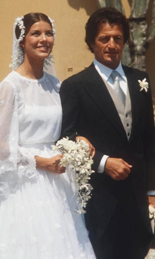 Princess Caroline marries Philippe Junot in 1978