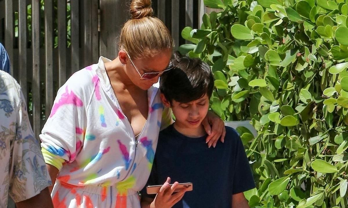 Jennifer Lopez, Emme Maribel Muniz, Maximilian David Muniz