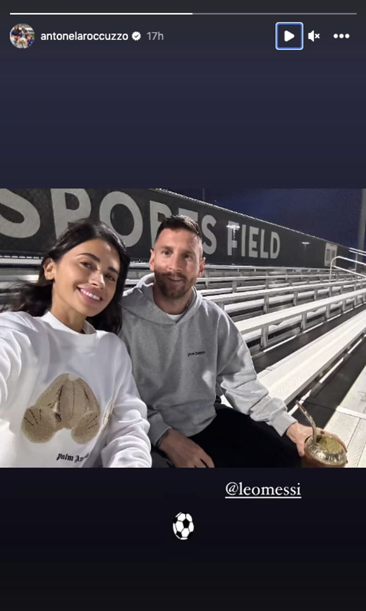 Lionel Messi y Antonela Roccuzzo