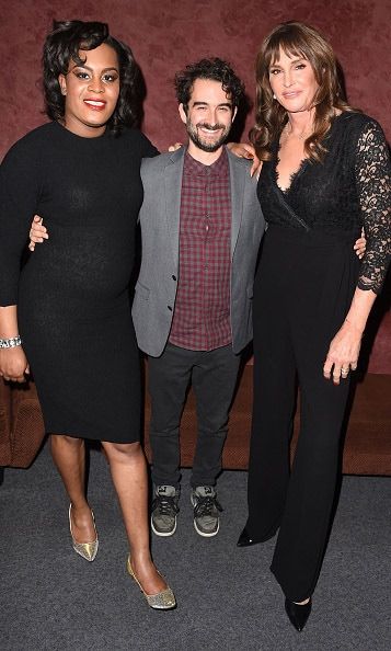 January 5: Caitlyn Jenner hosted a special screening of "Tangerine,' where she posed with the stars Mya Taylor and Jay Duplass in L.A..
<br>
Photo: Getty Images