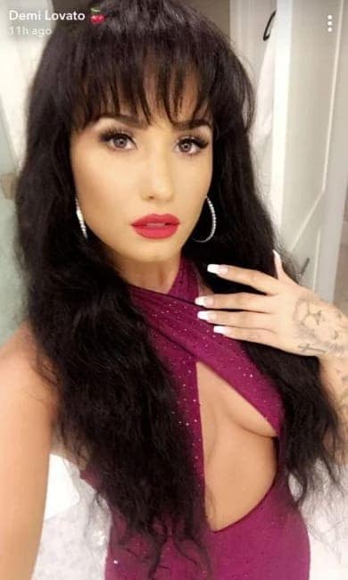 Demi Lovato en la piel de Selena