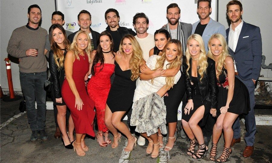 January 2: It was a reunion for former stars of <i>The Bachelor</i> who got together to celebrate the season premiere of the show with a charity party hosted by SheLift and Globe-athon at Sycamore Tavern in L.A.
Photo: Allen Berezovsky/WireImage for Fashion Media