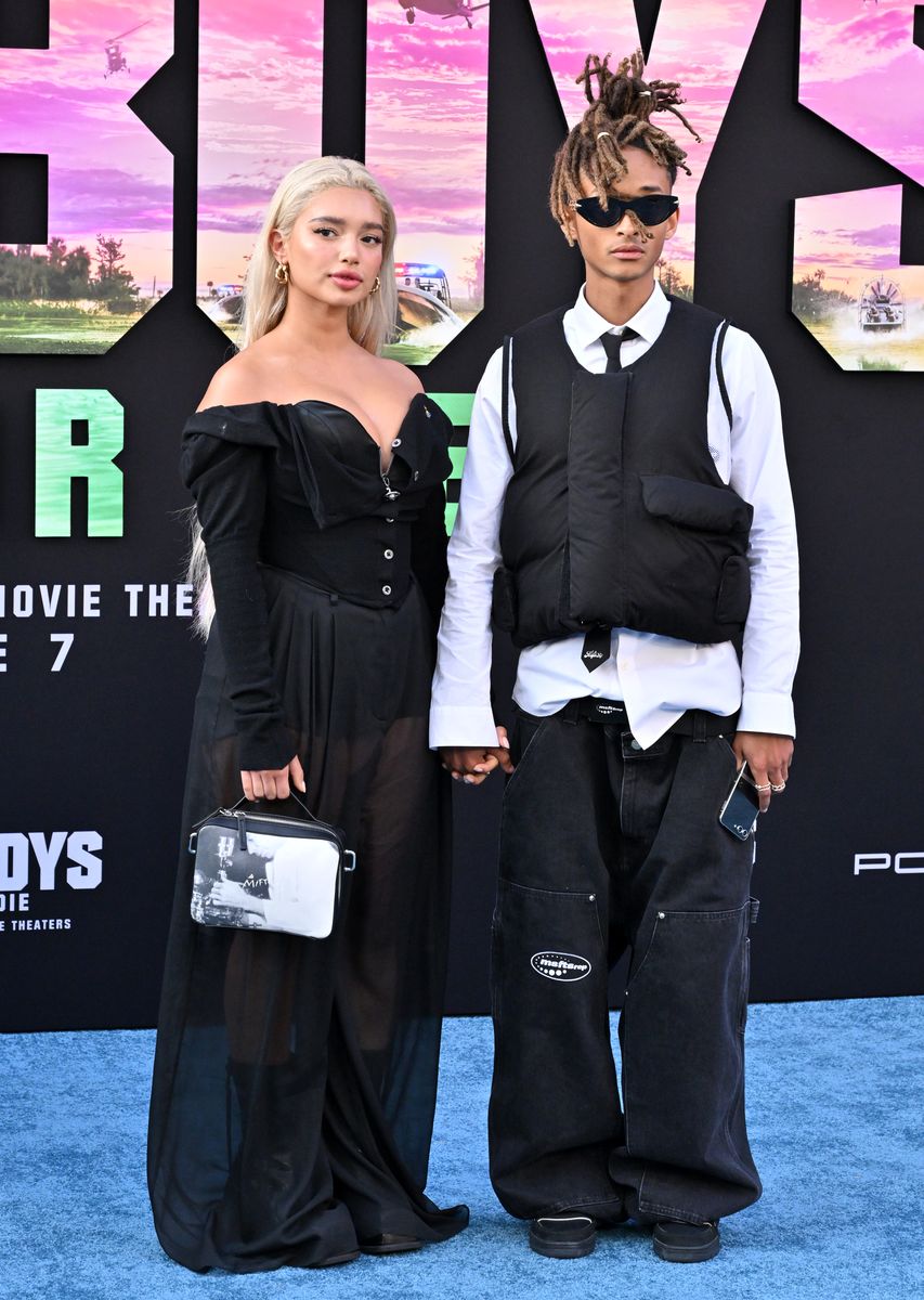 Sab Zada and Jaden Smith attend the Los Angeles Premiere of Columbia Pictures' "Bad Boys: Ride or Die"