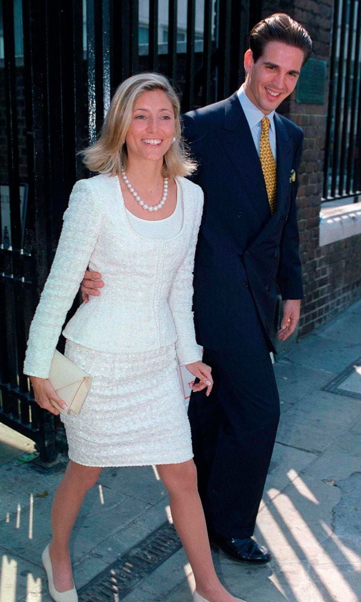 Alecko Papamarkou played matchmaker for the royal couple! Thanks to him, Crown Princess Marie-Chantal and Crown Prince Pavlos of Greece met at a 1992 birthday party in New Orleans. "Alecko arranged to take me as his companion," Marie-Chantal told Vanity Fair in 2008. "I didn't want to go. I knew it was a big matchup, because Alecko had been telling me for weeks that he knew the perfect person for me. And I didn't feel comfortable being set up. I tried to get out of it, but Alecko never returned my phone calls and we had arranged to meet at the airport. So I ended up going. I borrowed a navy-blue Chanel couture suit from my mother and looked like a million bucks." Pavlos revealed that Alecko managed to have them sit next to each other at dinner. "And we clicked. It was love at first sight. I knew that he was the person I would marry," Marie-Chantal said. Pavlos added, "I was completely taken. I'm not the kind of person who had girlfriends and then had little affairs on the side. I always had a girlfriend and moved on and went to another one. But the moment I saw Marie-Chantal, I said, Well, this is what I've been looking for. Alecko was right."