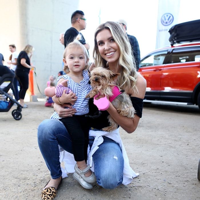 Audrina Patridge brought her daughter Kirra and her pup Lady to the Ollie Pupsgiving in Culver City where guests enjoyed waffles and mimosas while the dogs snacked on the brand's all-natural turkey and sweet potato treats.
Photo: Getty Images