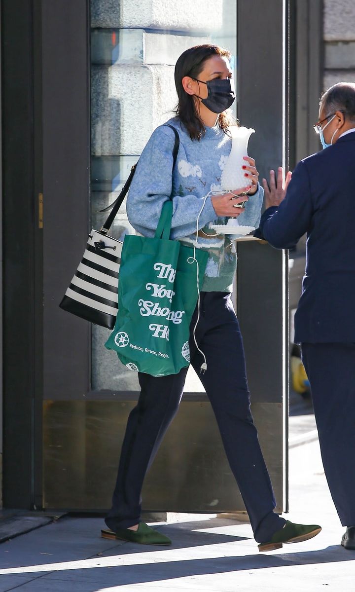 Katie Holmes shopping in NYC