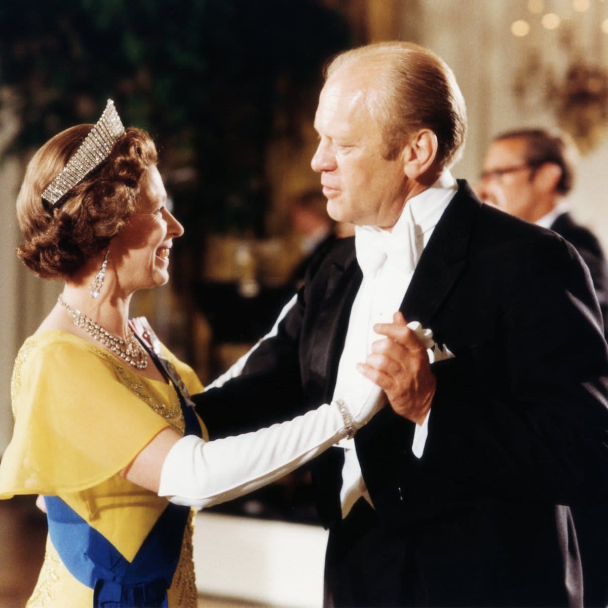 President Ford Dancing With Queen Elizabeth