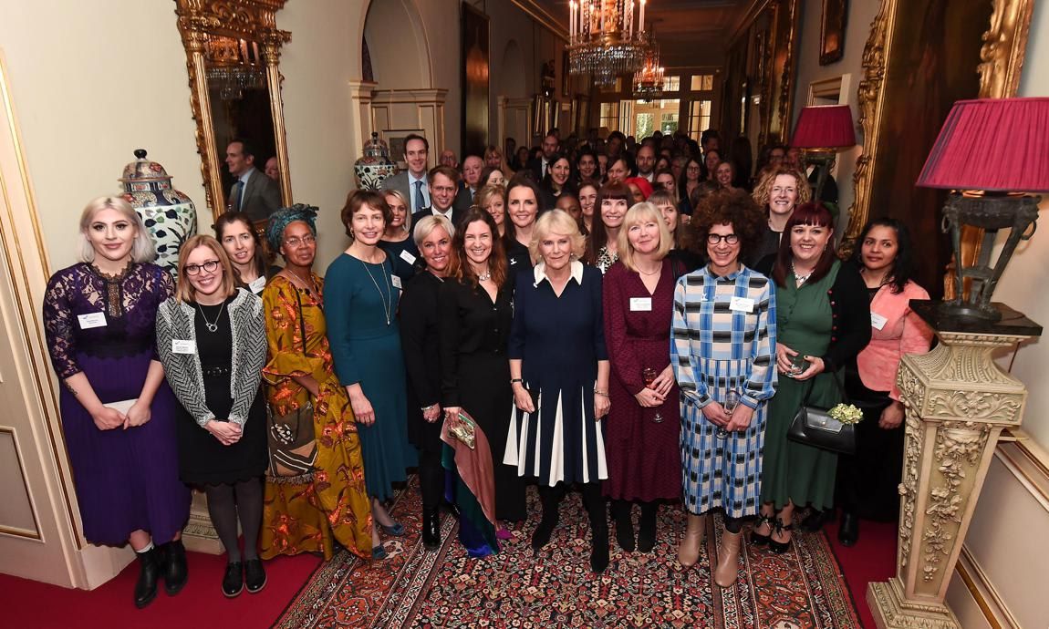 Camilla hosted a reception for the domestic abuse charity SafeLives on Feb. 12