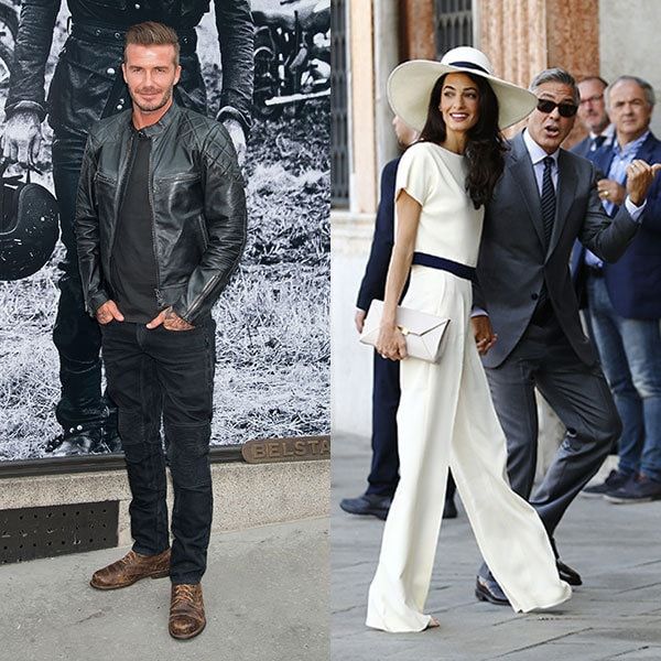 The fashion perfect pair David Beckham and Amal Clooney dual it out to be named Britain's most stylish individual.