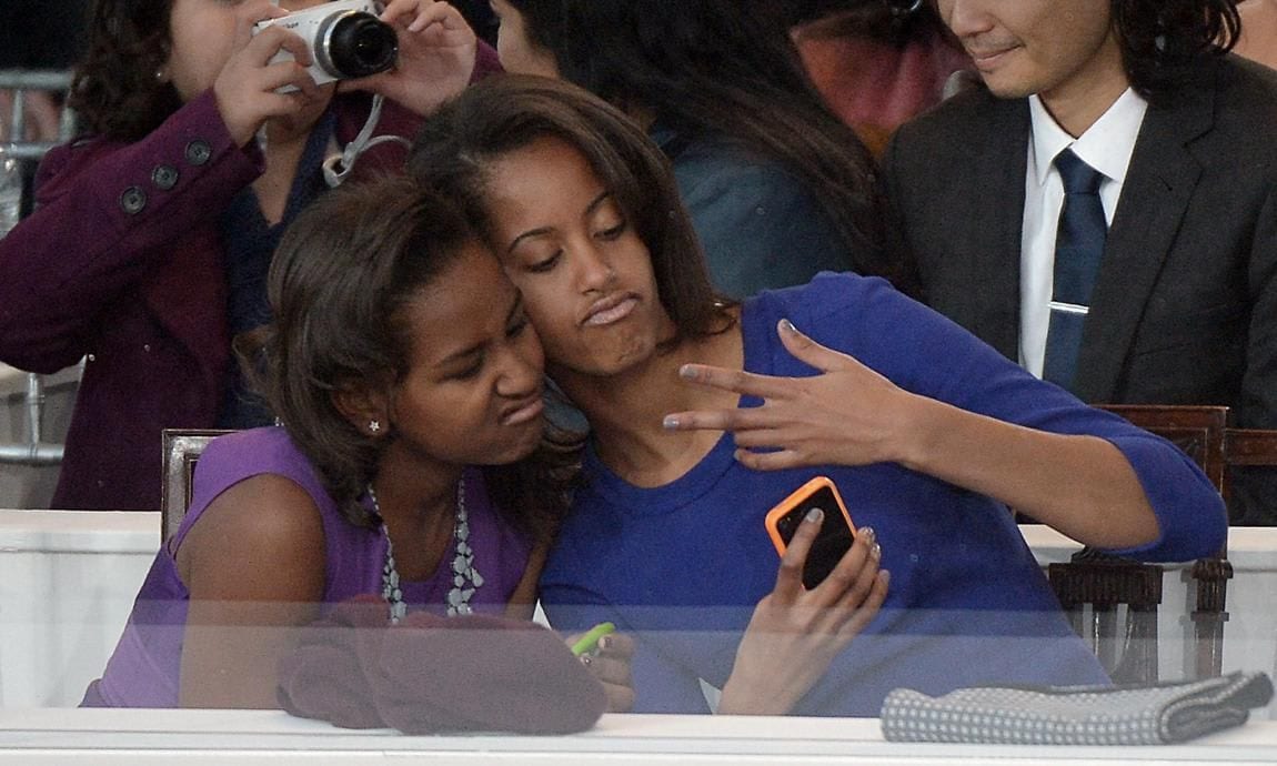 Michelle Obama, Sasha Obama, Malia Obama college advice