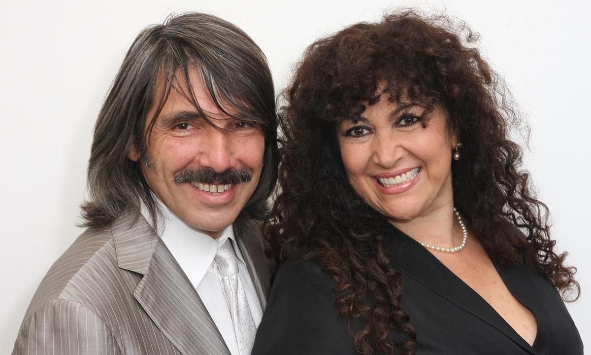 Diego Verdaguer and Amanda Miguel