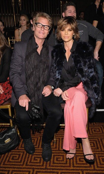 Harry Hamlin and Lisa Rinna sat front row at the Sherri Hill NYFW Fall 2017 show, where they proudly watched their daughter Delilah walk the runway.
Photo: D Dipasupil/Getty Images for Sherri Hill